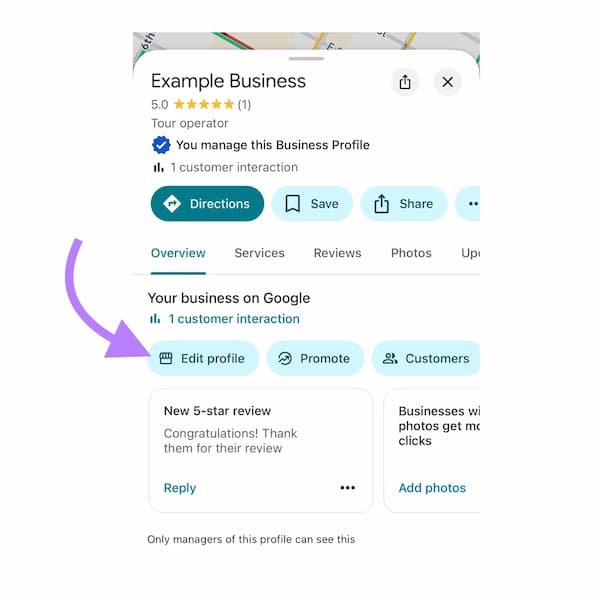 edit Google Business Profile